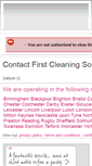 Mobile Screenshot of firstcleaningsolutions.co.uk